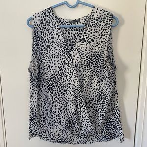 Adrianna Papell Sleeveless Knit Top Size XL